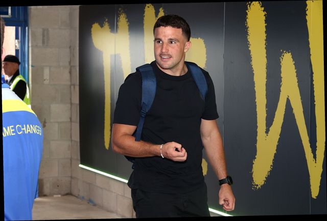 Josh Smith of Warrington Wolves arrives during the Betfred Super League round 15 match Warrington Wolves vs Leeds Rhinos at The Halliwell Jones Stadium, Warrington, United Kingdom on 18 June 2026

(Photo by Alfie Cosgrove/News Images)