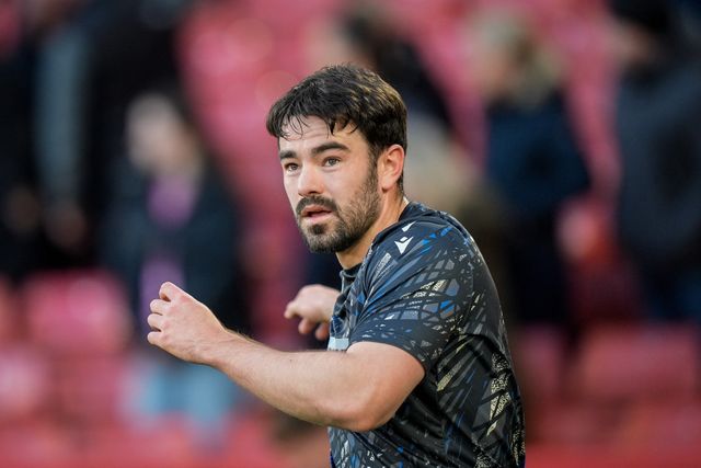Eiran Cashin of Blackburn Rovers in the pregame warmup session  during the Sky Bet Championship match Sheffield United vs Blackburn Rovers at Bramall Lane, Sheffield, United Kingdom on 22 April 2026

(Photo by Maynard Manyowa/News Images)