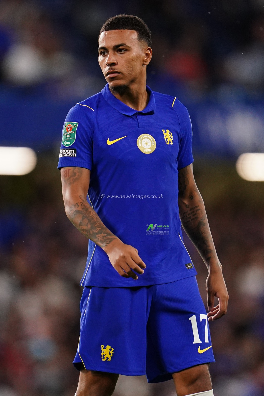 Morgan Rogers of Chelsea during the Carabao Cup round 2 match Chelsea vs Luton Town at Stamford Bridge, London, United Kingdom on 27 August 2026

(Photo by Harvey Murphy/News Images)