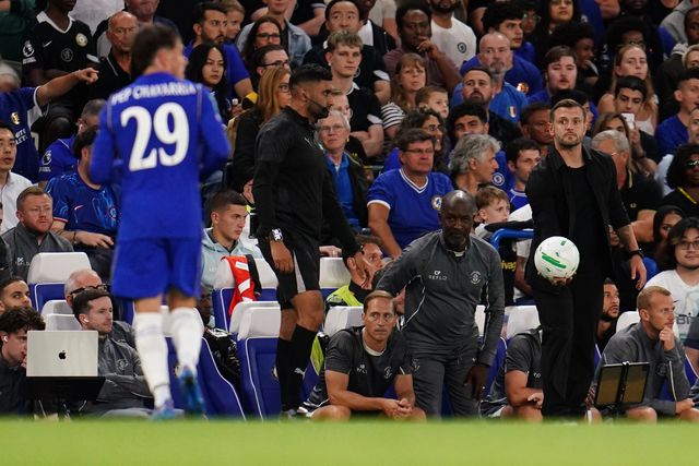 Jack Wilshere manager of Luton Town during the Carabao Cup round 2 match Chelsea vs Luton Town at Stamford Bridge, London, United Kingdom on 27 August 2026

(Photo by Harvey Murphy/News Images)