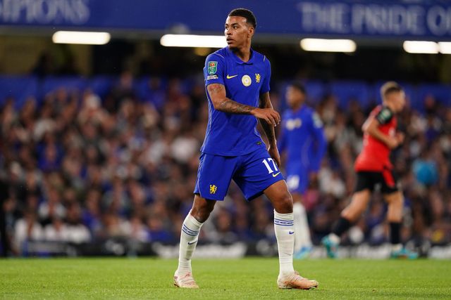 Morgan Rogers of Chelsea during the Carabao Cup round 2 match Chelsea vs Luton Town at Stamford Bridge, London, United Kingdom on 27 August 2026

(Photo by Harvey Murphy/News Images)