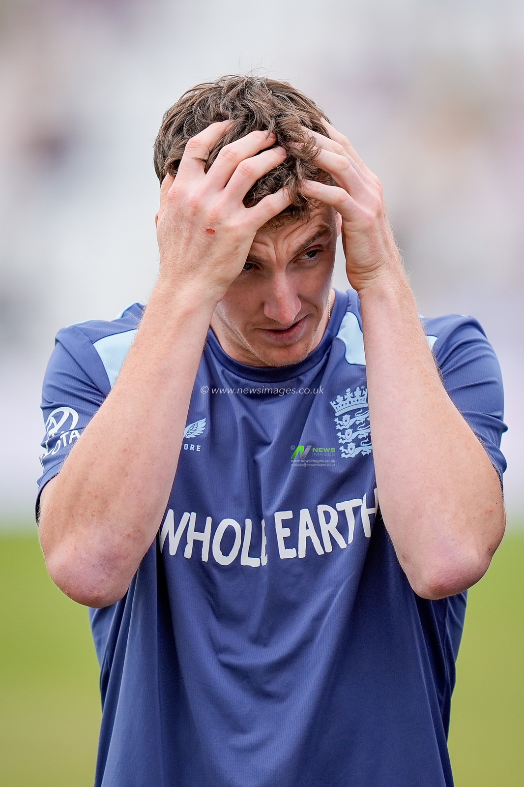 Harry Brook of England   during the post match presentations during the 3rd Rothesay Test Match Day 5 match England vs New Zealand at Trent Bridge, Nottingham, United Kingdom on 29 June 2026

(Photo by Maynard Manyowa/News Images)