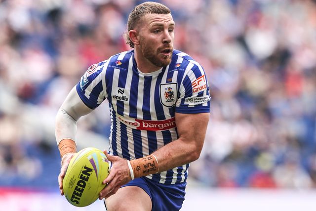 Jackson Hastings of St Helens in action during the Betfred Super League Magic Weekend match Wigan Warriors vs St Helens at Hill Dickinson Stadium, Liverpool, United Kingdom on 05 July 2026

(Photo by Alfie Cosgrove/News Images)