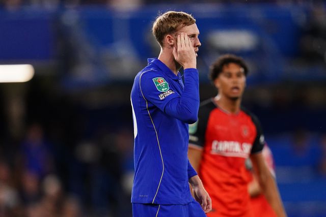 Cole Palmer of Chelsea during the Carabao Cup round 2 match Chelsea vs Luton Town at Stamford Bridge, London, United Kingdom on 27 August 2026

(Photo by Harvey Murphy/News Images)