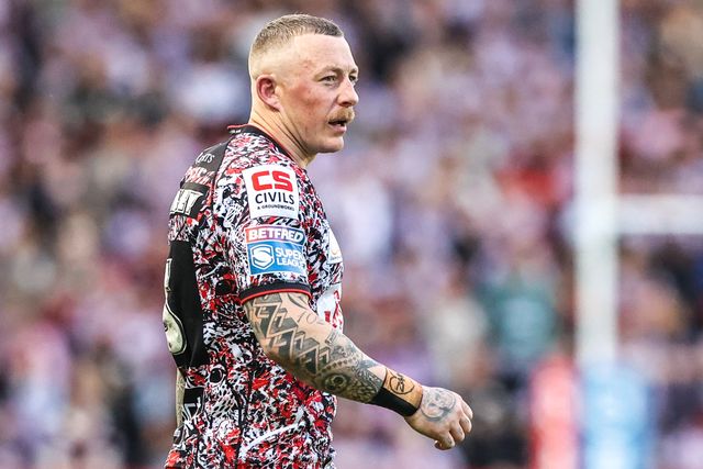 Josh Charnley of Leigh Leopards during the Betfred Super League round 12 match Leigh Leopards vs Hull FC at Leigh Sports Village, Leigh, United Kingdom on 22 May 2026

(Photo by Alfie Cosgrove/News Images)