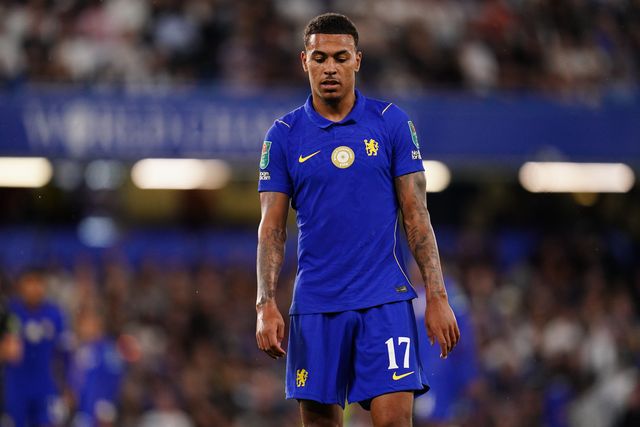 Morgan Rogers of Chelsea during the Carabao Cup round 2 match Chelsea vs Luton Town at Stamford Bridge, London, United Kingdom on 27 August 2026

(Photo by Harvey Murphy/News Images)
