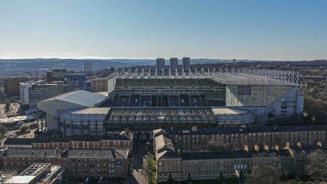 An aerial view of St James’ Park during the Emirates FA Cup 5th Round  match Newcastle Untied vs Manchester City at St. James's Park, Newcastle, United Kingdom on 07 March 2026

(Photo by Mark Cosgrove/News Images)