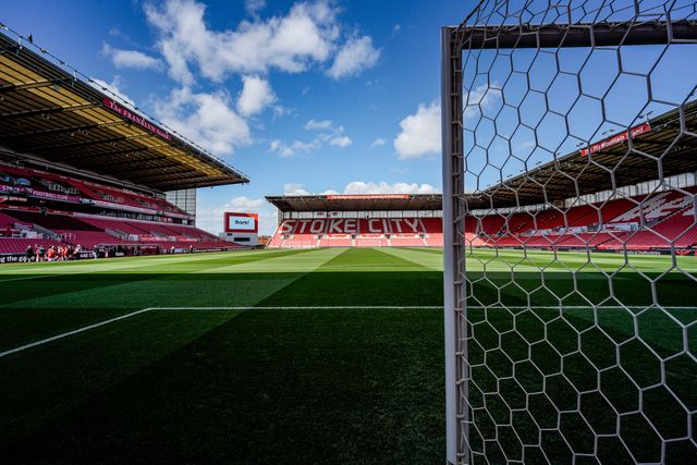 A general view of the pitch and stands during the Sky Bet Championship match Stoke City vs Blackburn Rovers at Bet365 Stadium, Stoke On Trent, United Kingdom on 11 April 2026

(Photo by Maynard Manyowa/News Images)