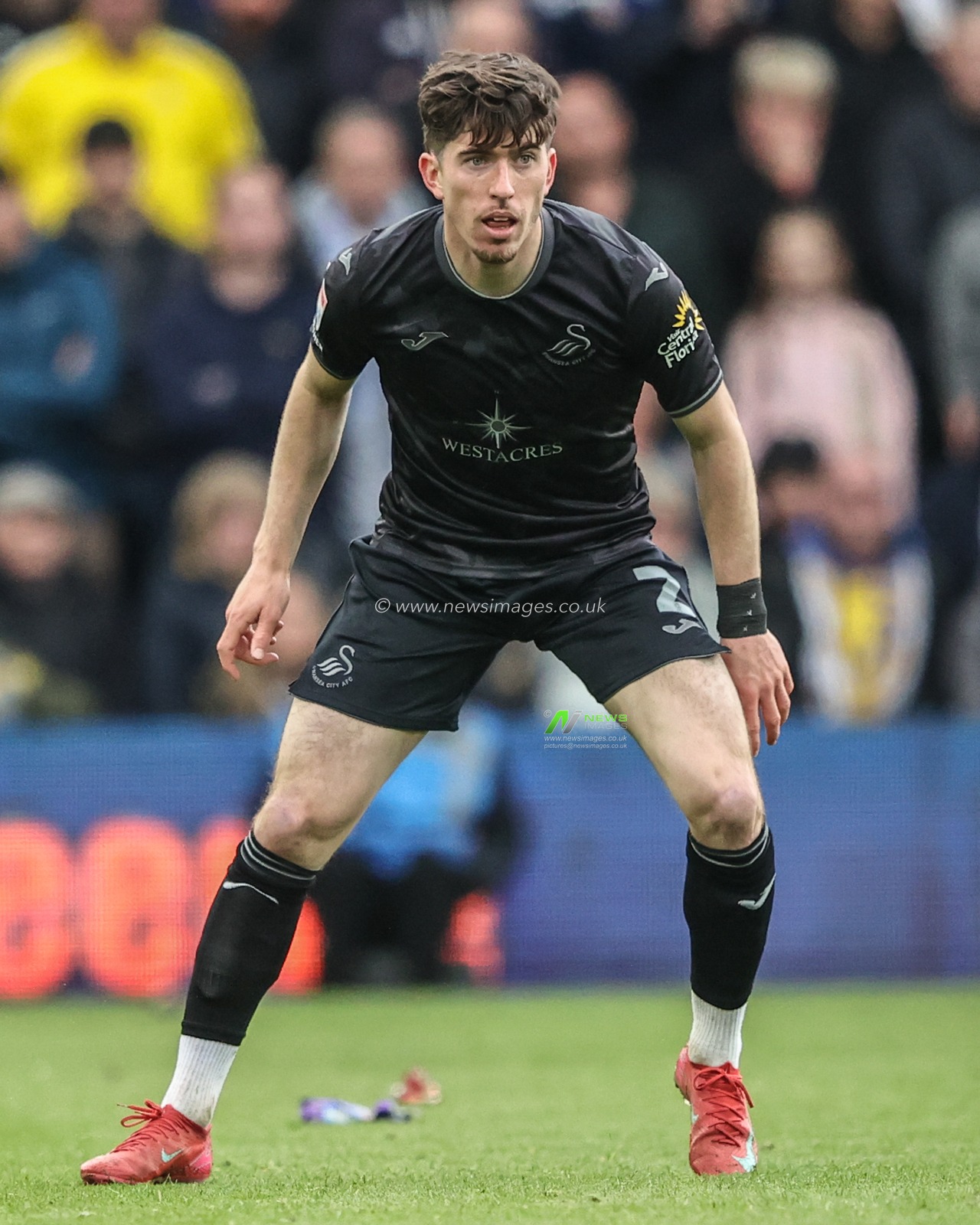 Josh Key of Swansea City during the Sky Bet Championship match Leeds United vs Swansea City at Elland Road, Leeds, United Kingdom, 29th March 2025

(Photo by Alfie Cosgrove/News Images)
