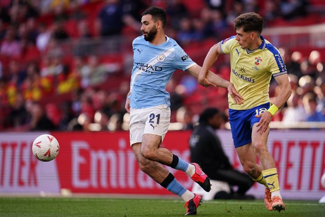 during the Emirates FA Cup Semi-Final match Manchester City vs Southampton at Wembley Stadium, London, United Kingdom on 25 April 2026

(Photo by Harvey Murphy/News Images)