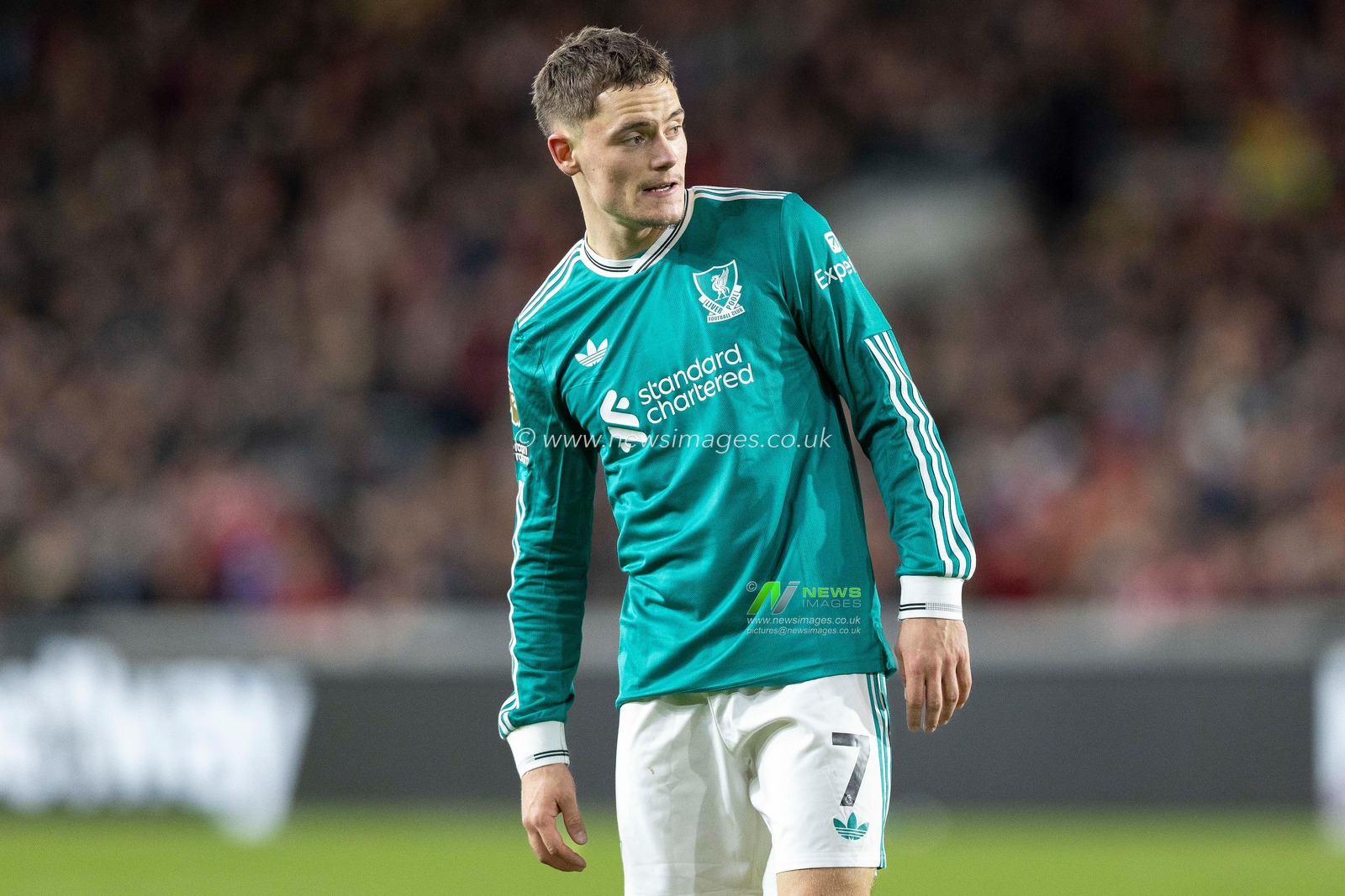 Florian Wirtz of Liverpool during the Premier League match Brentford vs Liverpool at The Gtech Community Stadium, London, United Kingdom, 25th October 2025

(Photo by Ian Stephen/News Images)