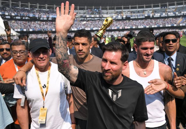 Argentine soccer star Lionel Messi Visit in Kolkata