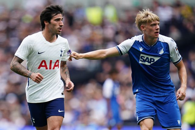 Sandro Tonali of Tottenham Hotspur during the pre-season friendly match Tottenham Hotspur vs Hoffenheim at Tottenham Hotspur Stadium, London, United Kingdom on 15 August 2026

(Photo by Harvey Murphy/News Images)