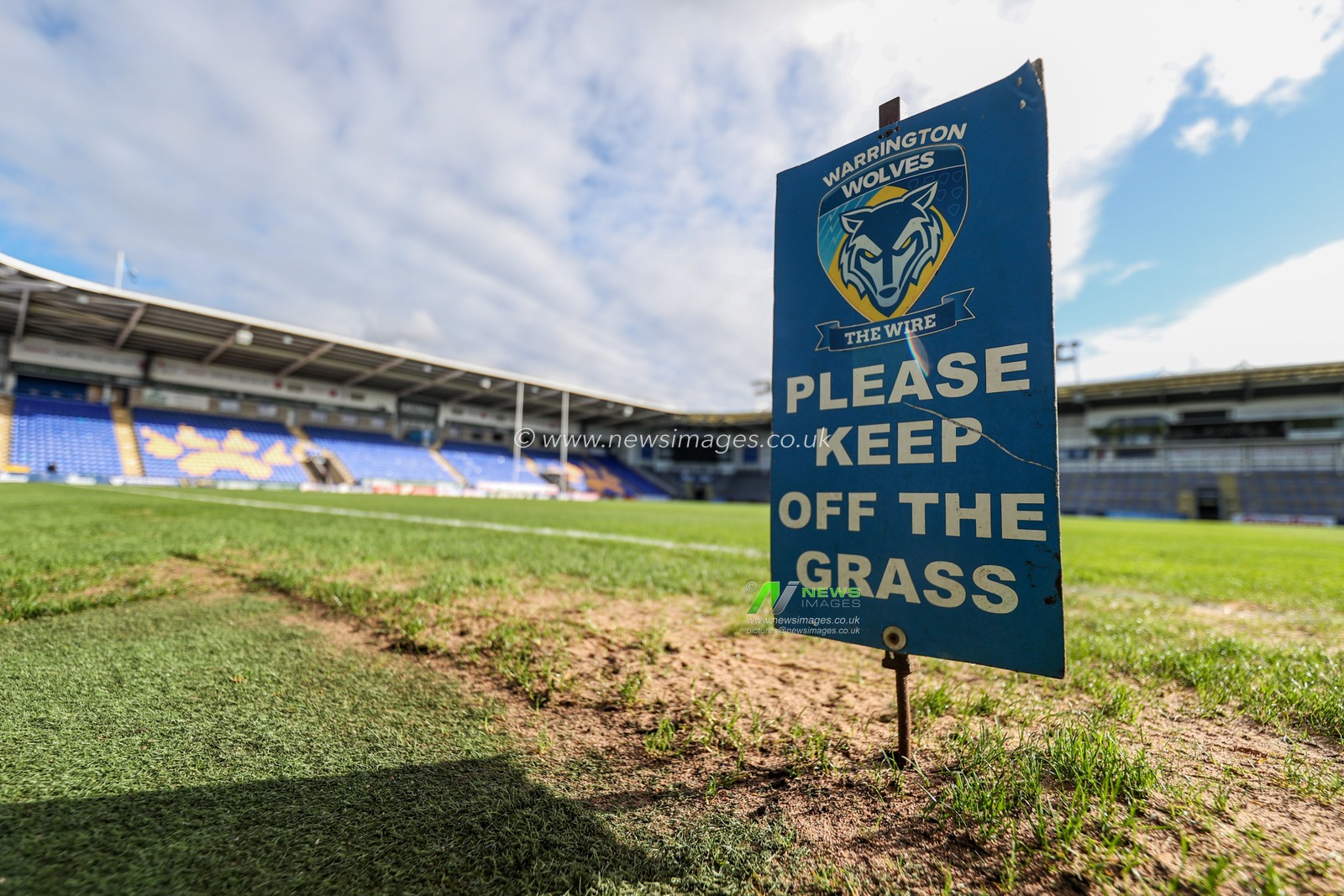 A general view of Halliwell Jones Stadium ahead of the Betfred Super League Round 3 match Warrington Wolves vs Wakefield Trinity at The Halliwell Jones Stadium, Warrington, United Kingdom on 28 February 2026

(Photo by Alfie Cosgrove/News Images)