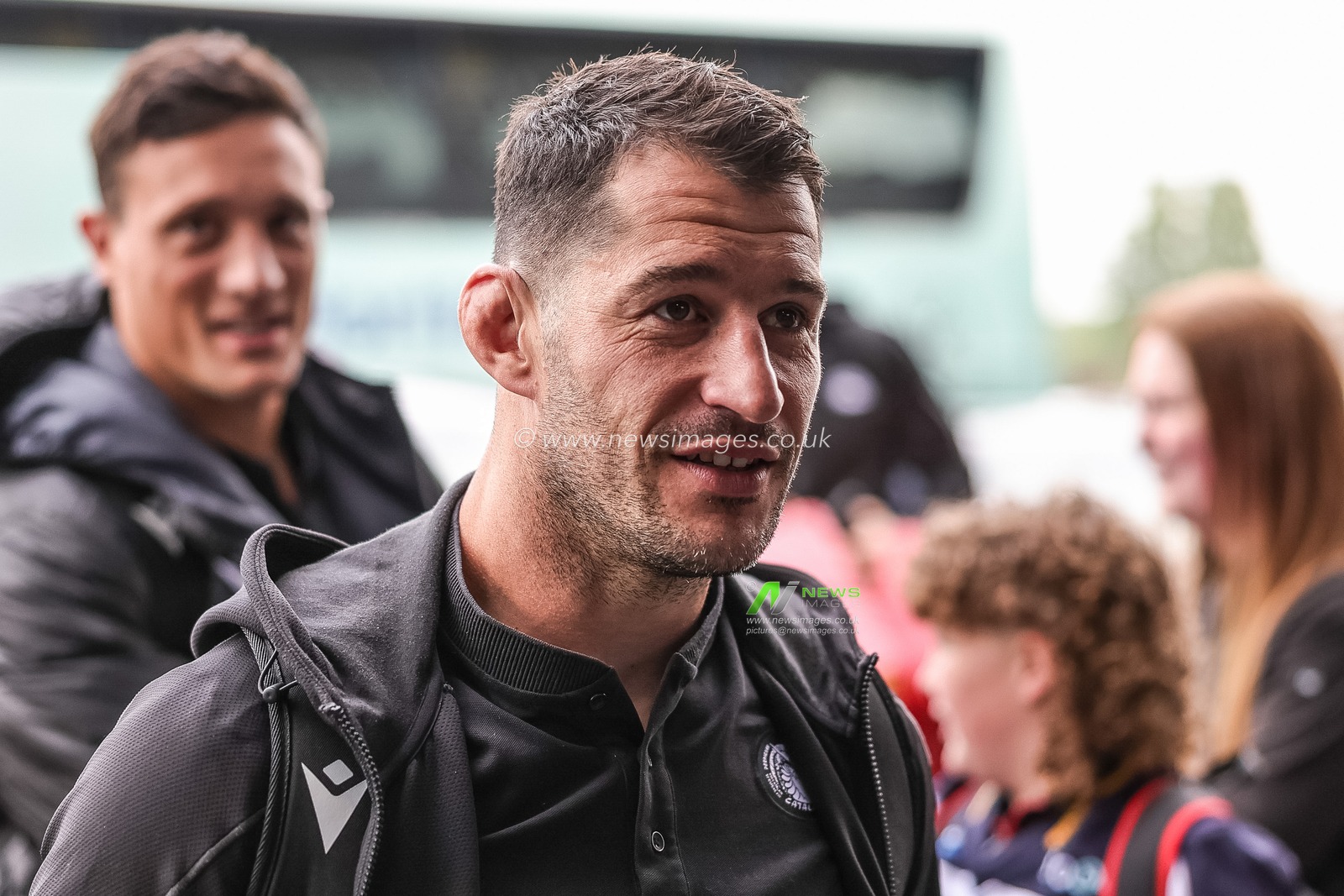 Benjamin Garcia of Catalans Dragons arrives during the Betfred Super League round 11 match Wakefield Trinity vs Catalans Dragons at DIY Kitchens Stadium, Wakefield, United Kingdom on 15 May 2026

(Photo by Mark Cosgrove/News Images)