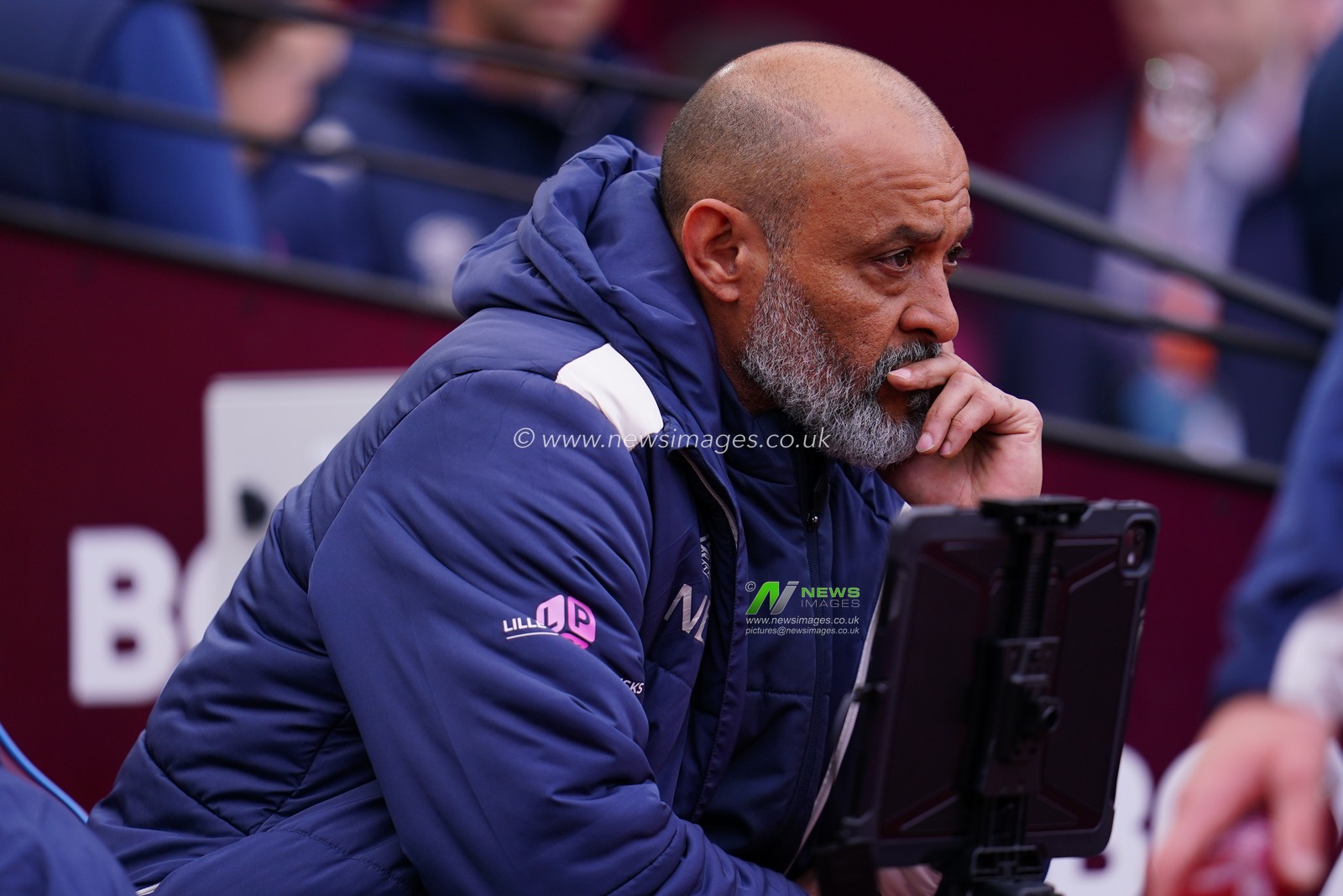 Nuno Espirito Santo manager of West Ham United during the Emirates FA Cup Quarter-Final match West Ham United vs Leeds United at London Stadium, London, United Kingdom on 04 April 2026

(Photo by Harvey Murphy/News Images)