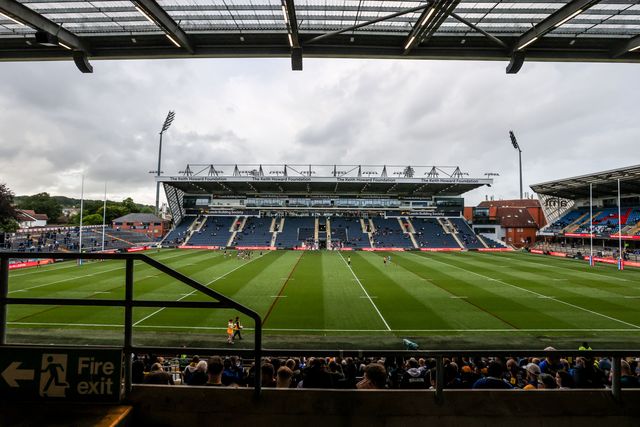 A general view of AMT Headingley Stadium ahead of the Betfred Super League round 13 match Leeds Rhinos vs St Helens at AMT Headingley Stadium, Leeds, United Kingdom on 04 June 2026

(Photo by Alfie Cosgrove/News Images)