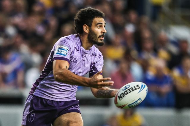 Tyrone May of Hull KR during the Betfred Super League round 23 match Leeds Rhinos vs Hull KR at Headingley Stadium, Leeds, United Kingdom, 21st August 2025

(Photo by Alfie Cosgrove/News Images)