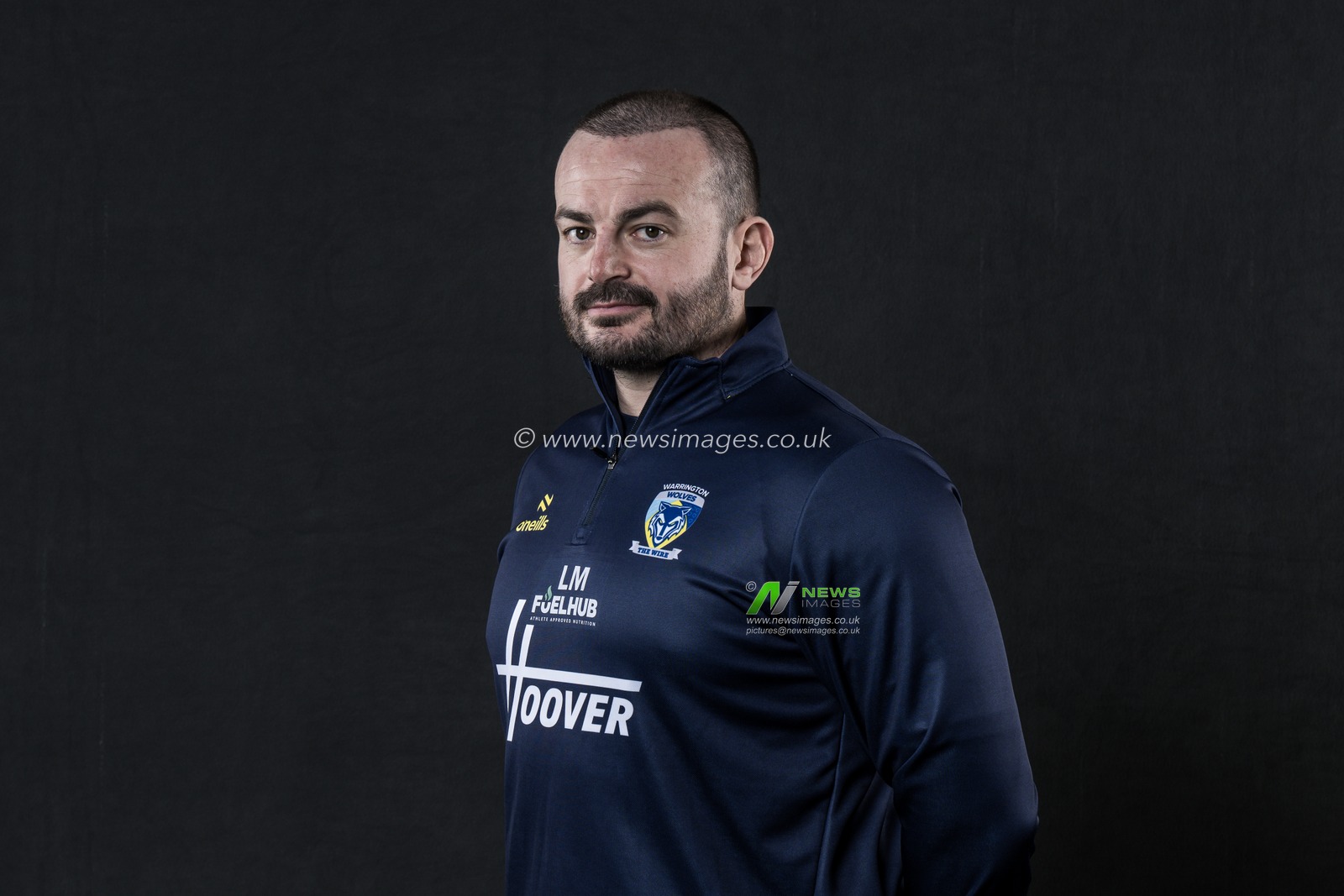 Liam Myler Lead Strength and Conditioning coach during the Warrington Wolves Team media day at Warrington wolves training centre, Warrington, United Kingdom, 16th January 2025

(Photo by Craig Thomas/News Images)