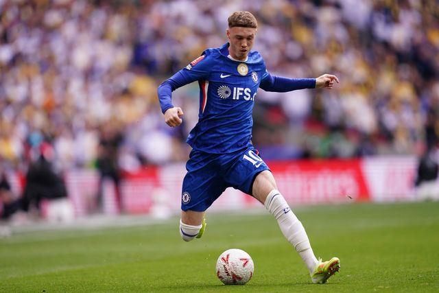 Cole Palmer of Chelsea with the ball during the Emirates FA Cup Semi-Final match Chelsea vs Leeds United at Wembley Stadium, London, United Kingdom on 26 April 2026

(Photo by Harvey Murphy/News Images)