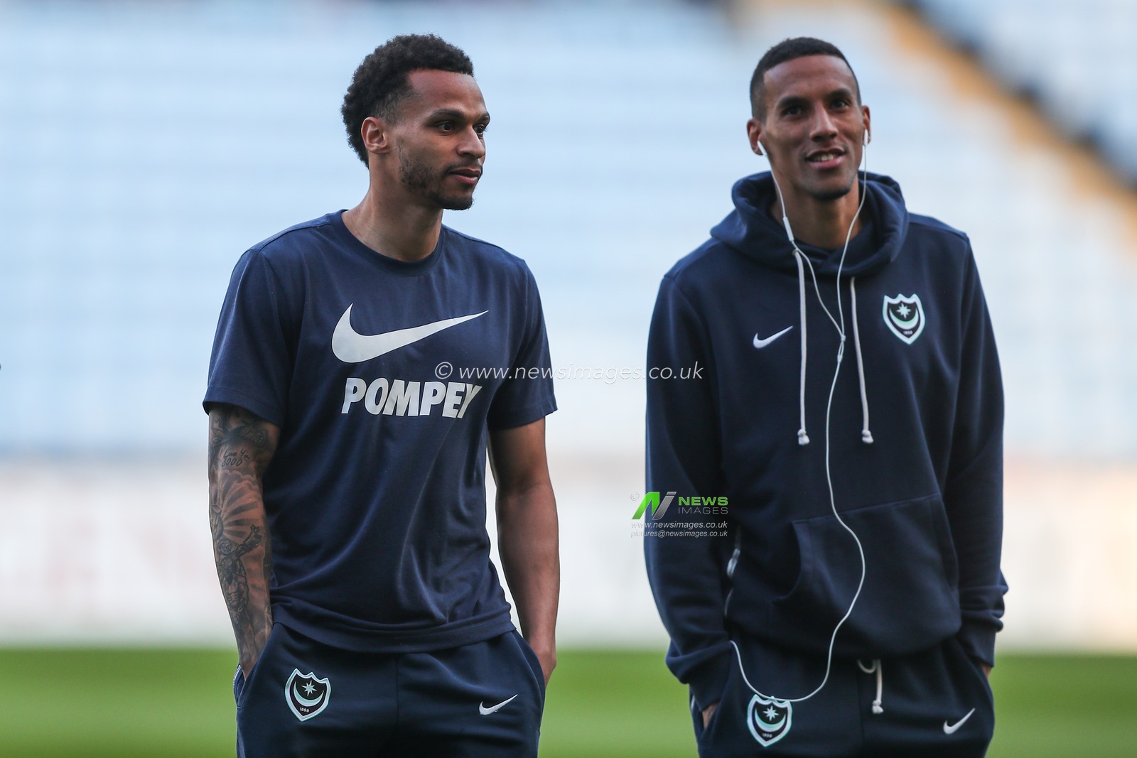 Josh Murphy of Portsmouth arrives ahead of the Sky Bet Championship match Coventry City vs Portsmouth at Coventry Building Society Arena, Coventry, United Kingdom, 9th April 2025

(Photo by Gareth Evans/News Images)