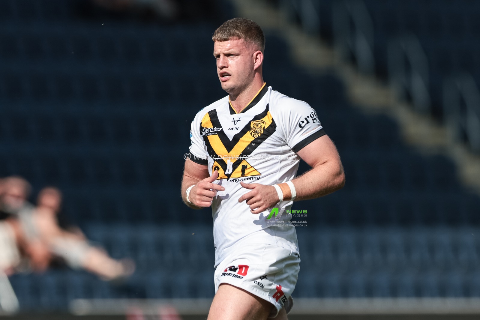 Jimmy Beckett of Castleford Tigers during the Rugby League Reserves match Leeds Rhinos Reserves vs Castleford Tigers Reserves at AMT Headingley Stadium, Leeds, United Kingdom on 22 May 2026

(Photo by Mark Cosgrove/News Images)