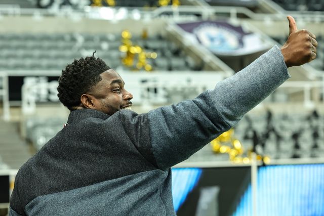 Micah Richards is in attendance during the Carabao Cup Semi-finals First Leg Newcastle United vs Manchester City at St. James's Park, Newcastle, United Kingdom, 13th January 2026

(Photo by Mark Cosgrove/News Images)