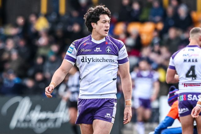 Isaiah Vagana of Wakefield Trinity during the Betfred Super League round 7 match Castleford Tigers vs Wakefield Trinity at OneBore Stadium, Castleford, Untied Kingdom on 05 April 2026

(Photo by Alfie Cosgrove/News Images)