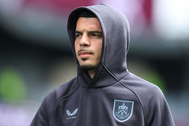 Zeki Amdouni of Burnley arrives ahead of the Sky Bet Championship match Burnley vs West Ham United at Turf Moor, Burnley, United Kingdom on 16 August 2026

(Photo by Jorge Horsted/News Images)