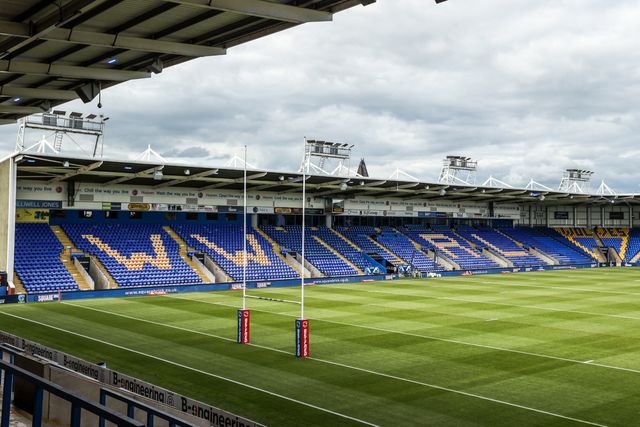 A general view of Halliwell Jones Stadium ahead of the Betfred Super League round 13 match Warrington Wolves vs Hull FC at The Halliwell Jones Stadium, Warrington, United Kingdom on 05 June 2026

(Photo by Alfie Cosgrove/News Images)