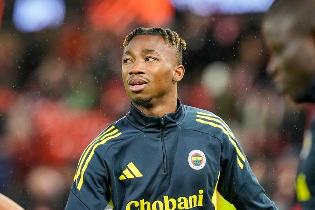 Dorgeles Nene of Fenerbahce in the pregame warmup session  during the UEFA Europa League 
Knockout Round Play-offs match Nottingham Forest vs Fenerbahce at City Ground, Nottingham, United Kingdom on 26 February 2026

(Photo by Maynard Manyowa/News Images)