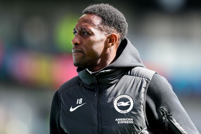 Danny Welbeck of Brighton & Hove Albion arrives ahead of the Premier League match Burnley vs Brighton & Hove Albion at Turf Moor, Burnley, United Kingdom on 11 April 2026

(Photo by Jorge Horsted/News Images)