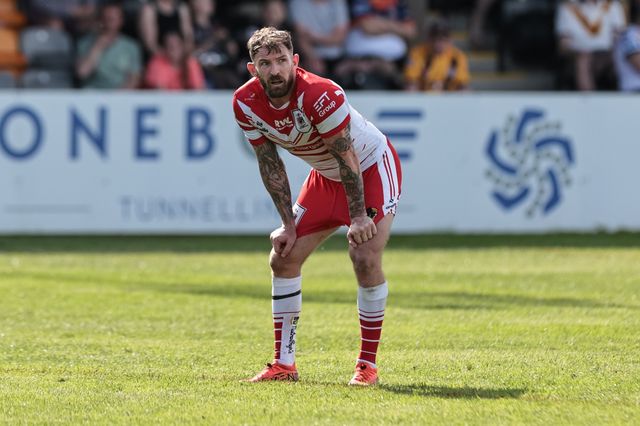 Daryl Clark of St Helens R.F.C. during the Betfred Super League round 12 match Castleford Tigers vs St Helens at OneBore Stadium, Castleford, Untied Kingdom on 23 May 2026

(Photo by Mark Cosgrove/News Images)