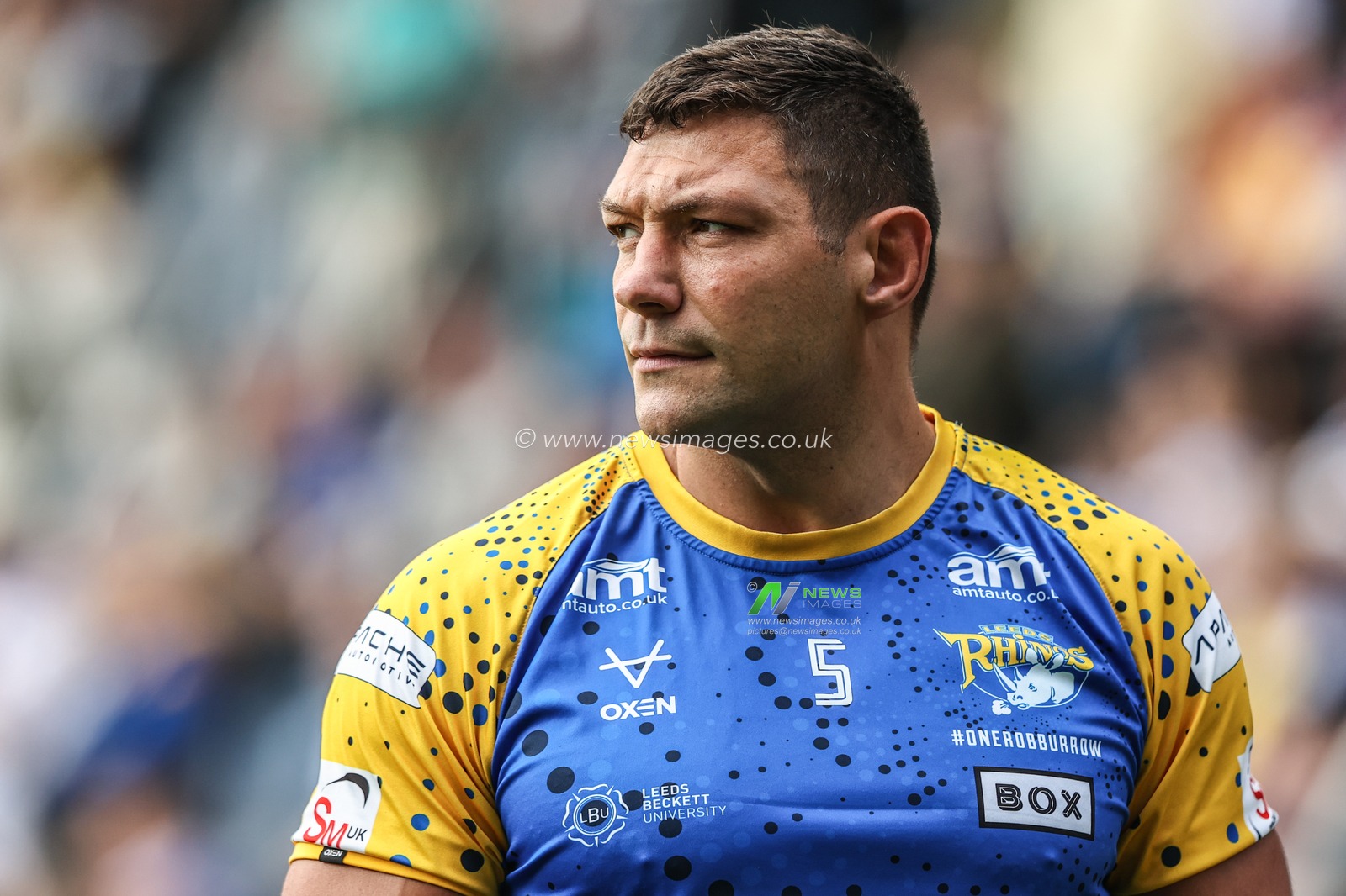 Ryan Hall of Leeds Rhinos during pre-game warm up during the Betfred Super League Round 13 match Leeds Rhinos vs Wakefield Trinity at Headingley Stadium, Leeds, United Kingdom, 31st May 2025

(Photo by Alfie Cosgrove/News Images)