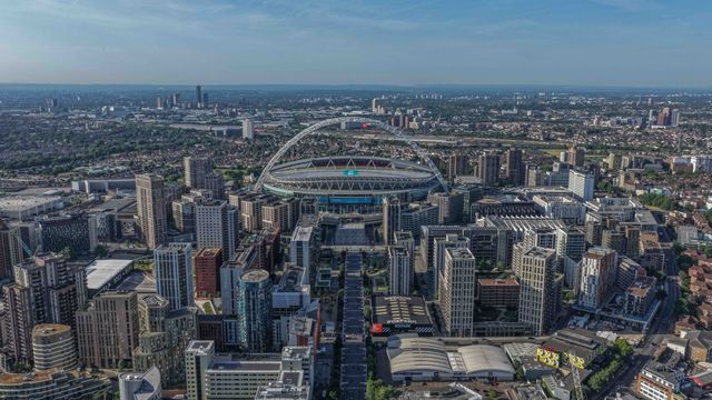 An aerial view of Wembley Stadium during the Betfred Women's Challenge Cup Final Wigan Warriors vs St Helens at Wembley Stadium, London, United Kingdom on 30 May 2026

(Photo by Mark Cosgrove/News Images)