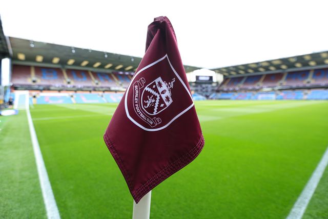 Burnley corner flag ahead of the Sky Bet Championship match Burnley vs West Ham United at Turf Moor, Burnley, United Kingdom on 16 August 2026

(Photo by Jorge Horsted/News Images)