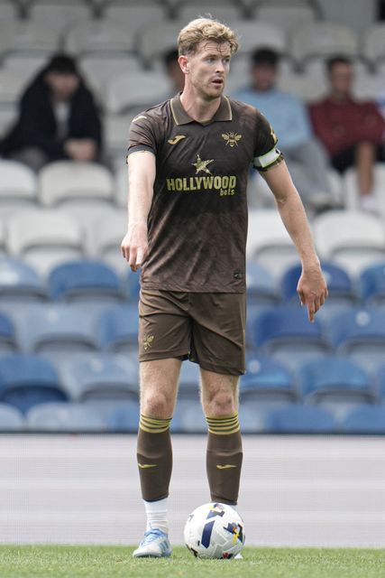 Nathan Collins of Brentford during the Pre-season friendly match Queens Park Rangers vs Brentford at Kiyan Prince Foundation Stadium, London, United Kingdom, 2nd August 2025

(Photo by Harvey Murphy/News Images)