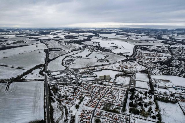 Aerial views of Newport