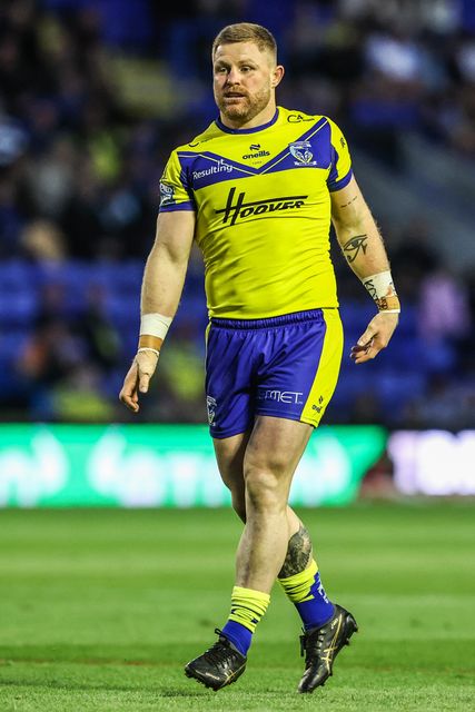 Luke Yates of Warrington Wolves during the Betfred Super League Round 24 match Warrington Wolves vs Salford Red Devils at Halliwell Jones Stadium, Warrington, United Kingdom, 29th August 2025

(Photo by Alfie Cosgrove/News Images)
