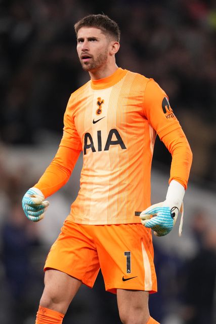 Tottenham Hotspur goalkeeper Guglielmo Vicario during the Premier League match Tottenham Hotspur vs Crystal Palace at Tottenham Hotspur Stadium, London, United Kingdom on 05 March 2026

(Photo by Harvey Murphy/News Images)