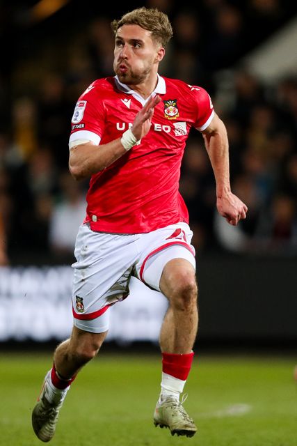 Sam Smith of Wrexham AFC in action during the Sky Bet League 1 match Cambridge United vs Wrexham at Abbey Stadium, Cambridge, United Kingdom, 1st April 2025

(Photo by Izzy Poles/News Images)