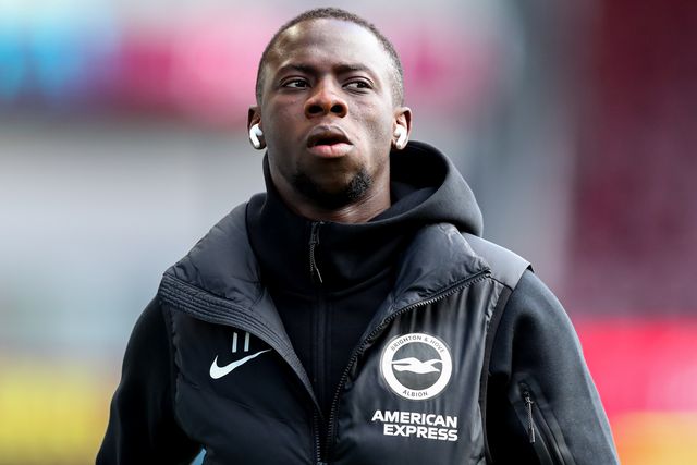 Yankuba Minteh of Brighton & Hove Albion arrives ahead of the Premier League match Burnley vs Brighton & Hove Albion at Turf Moor, Burnley, United Kingdom on 11 April 2026

(Photo by Jorge Horsted/News Images)