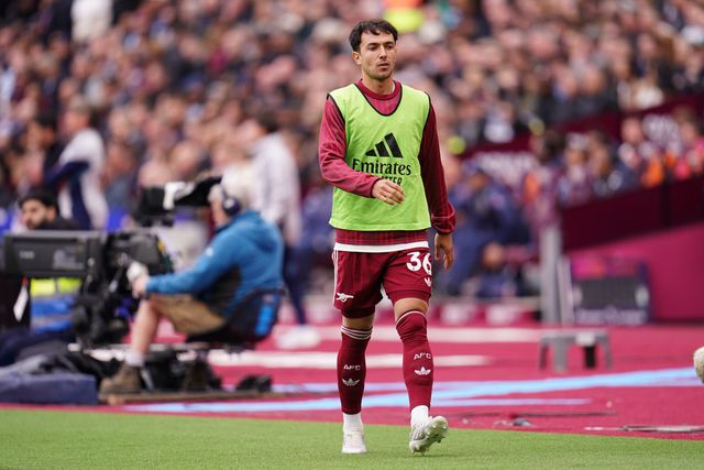 Martin Zubimendi of Arsenal warming up during the Premier League match West Ham United vs Arsenal at London Stadium, London, United Kingdom on 10 May 2026

(Photo by Harvey Murphy/News Images)