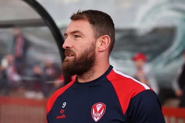 Daryl Clark of St. Helens arrives during the Betfred Super League Round 24 match Hull KR vs St Helens at Sewell Group Craven Park, Kingston upon Hull, United Kingdom, 29th August 2025

(Photo by Mark Cosgrove/News Images)