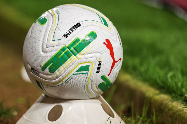 The Carabao Cup match ball during the Carabao Cup round 2 match Barnsley vs Crewe Alexandra at Oakwell, Barnsley, United Kingdom on 25 August 2026

(Photo by Alfie Cosgrove/News Images)