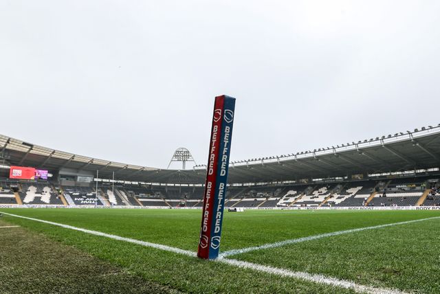 A general view of MKM Stadium ahead of the Betfred Super League round 10 match Hull FC vs Toulouse Olympique at MKM Stadium, Hull, United Kingdom on 03 May 2026

(Photo by Alfie Cosgrove/News Images)