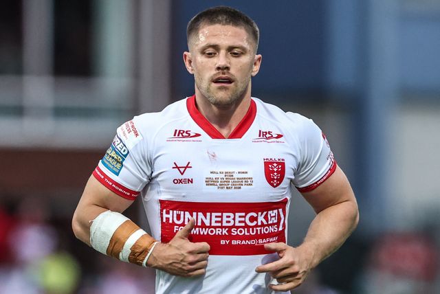 Ryan Hampshire of Hull KR during the Betfred Super League round 12 match Hull KR vs Wigan Warriors at Sewell Group Craven Park, Hull, United Kingdom on 21 May 2026

(Photo by Alfie Cosgrove/News Images)