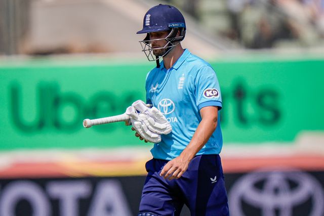 Will Jacks of England walks off after he edges the ball and is caught out by KL Rahul of India during the 1st Metro Bank ODI match England vs India at Edgbaston, Birmingham, United Kingdom on 14 July 2026

(Photo by Maynard Manyowa/News Images)
