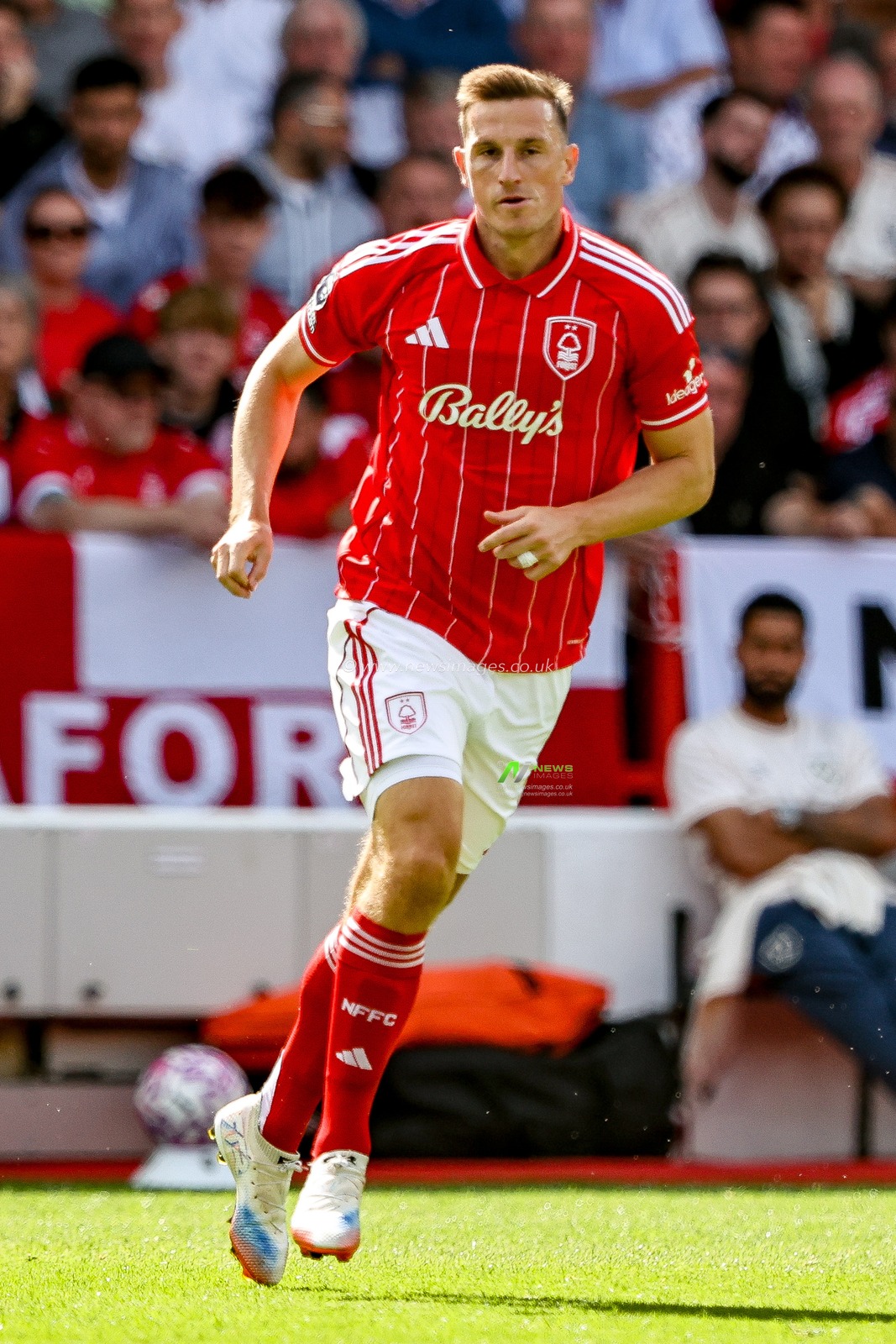 Chris Wood of Nottingham Forest in action during the Premier League match Nottingham Forest vs West Ham United at City Ground, Nottingham, United Kingdom, 31st August 2025

(Photo by Alfie Cosgrove/News Images)