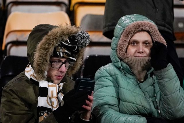 Notts County fans in the stadium during the Sky Bet League 2 match Notts County vs Gillingham at Meadow Lane, Nottingham, United Kingdom, 3rd February 2026

(Photo by Maynard Manyowa/News Images)